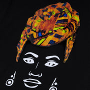 MISS AFRICA WITH TRADITIONAL WEDDING HEAD WRAP (LADIES SHORT SLEEVE T-SHIRT)