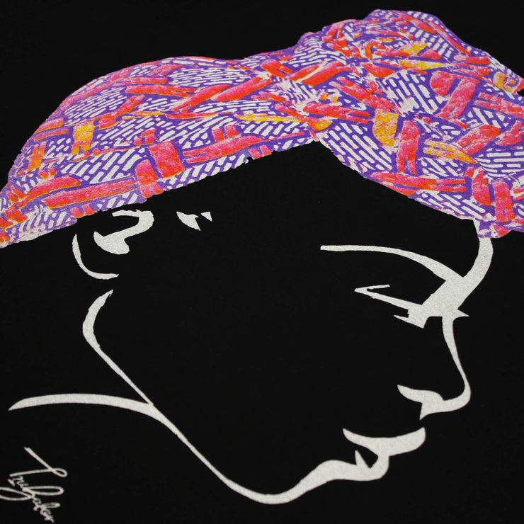 MISS AFRICA WITH SOCIAL SATURDAY HEAD WRAP (UNISEX SHORT SLEEVE T-SHIRT)