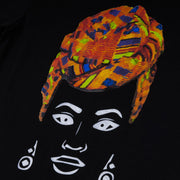 MISS AFRICA WITH TRADITIONAL WEDDING HEAD WRAP (UNISEX SHORT SLEEVE T-SHIRT)